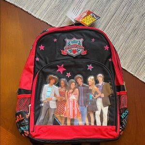 Disney High School Musical Red and Black Backpack